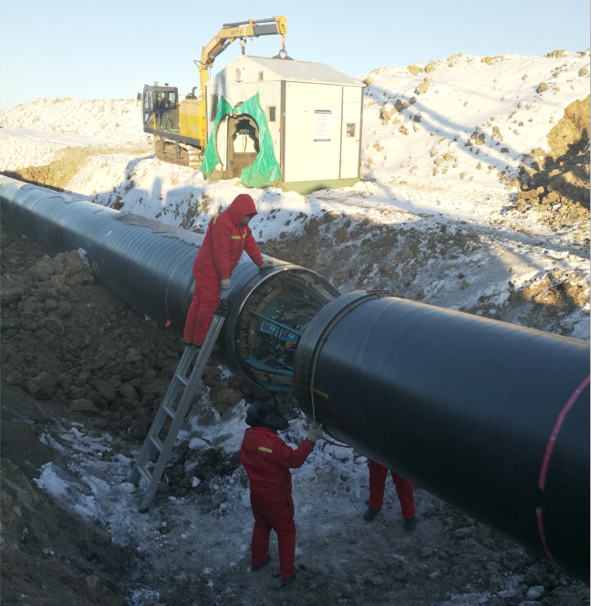 圖：長輸管道全位置自動焊機