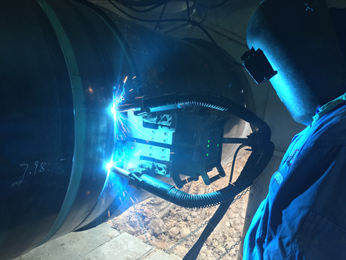 熊谷管道全自動焊機脈沖混合過渡