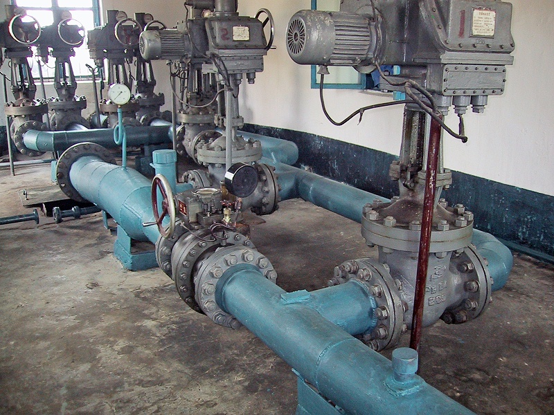 圖1。中朝線朝鮮境內(nèi)泵房工藝管線