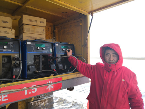 熊谷管道自動焊接設(shè)備中俄東線施工